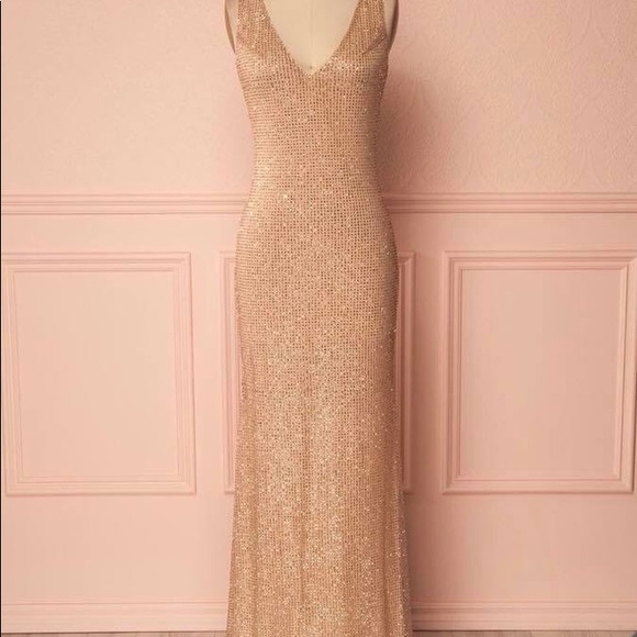 Gold glitter dress - Picture 3 of 6